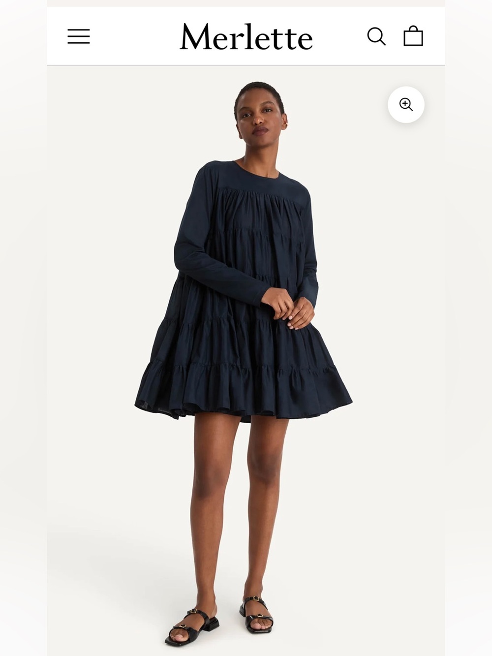 Merlette Black Dress with Pockets - SOLIMAN DRESS